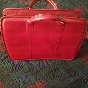 Dark Red Briefcase